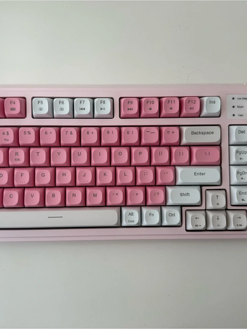 Brand new AULA S99 wireless keyboard - Pink, creamy sound, RGB backlight, nob